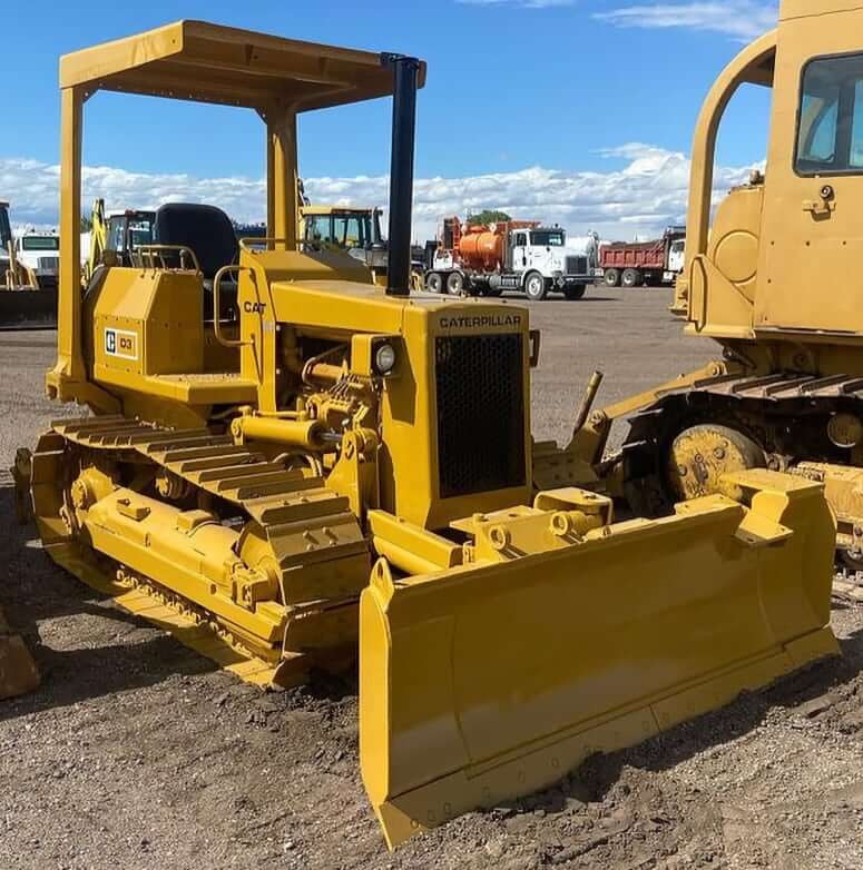 CAT D3 Dozer (1972 - 1979) with PAT Blade
