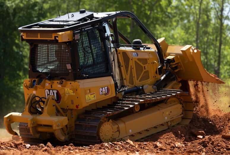 CAT D3 Dozer with EROPS, Ripper, Blade, Sweeps, Hinged Radiator Grill and External Precleaner