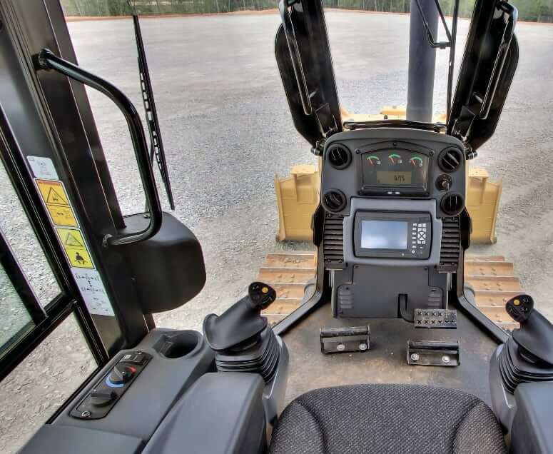 CAT D3K2 Dozer Cab Interior