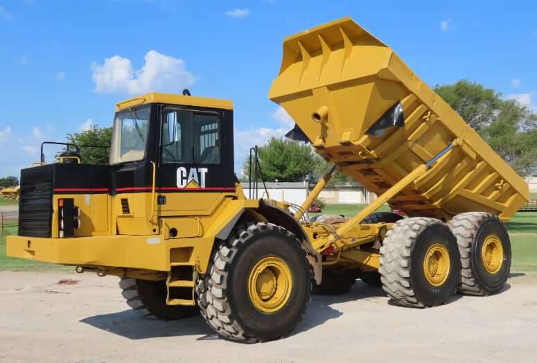 CAT D400E ADT Dump System Specs