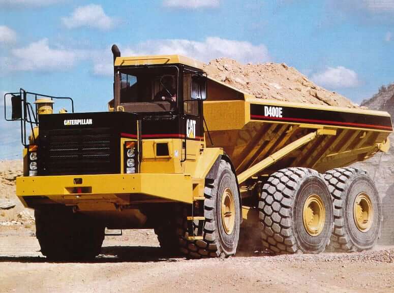 CAT D400E Articulated Dump Truck Specs
