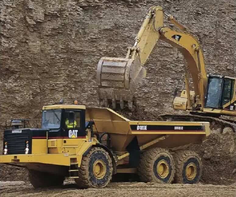 CAT D400E Series II ADT Payload Capacity