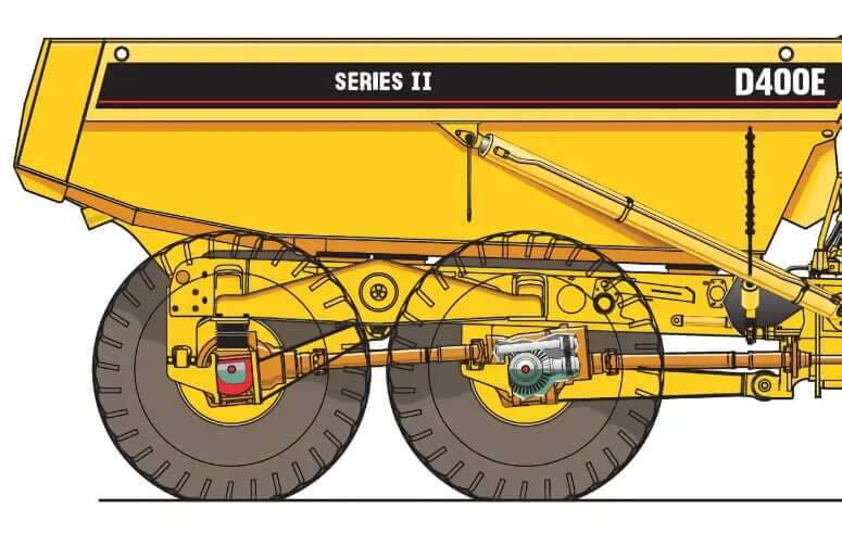 CAT D400E Series II ADT Transmission Specs
