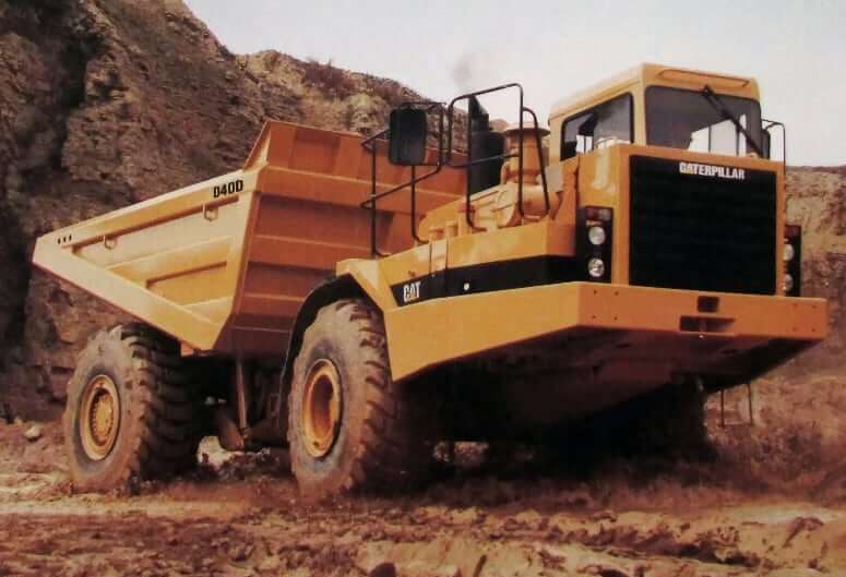 CAT D40D Articulated Dump Truck Specs and Dimensions