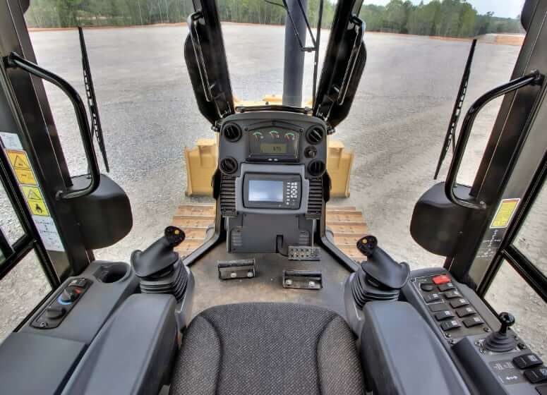 CAT D5K2 Dozer Cab Interior