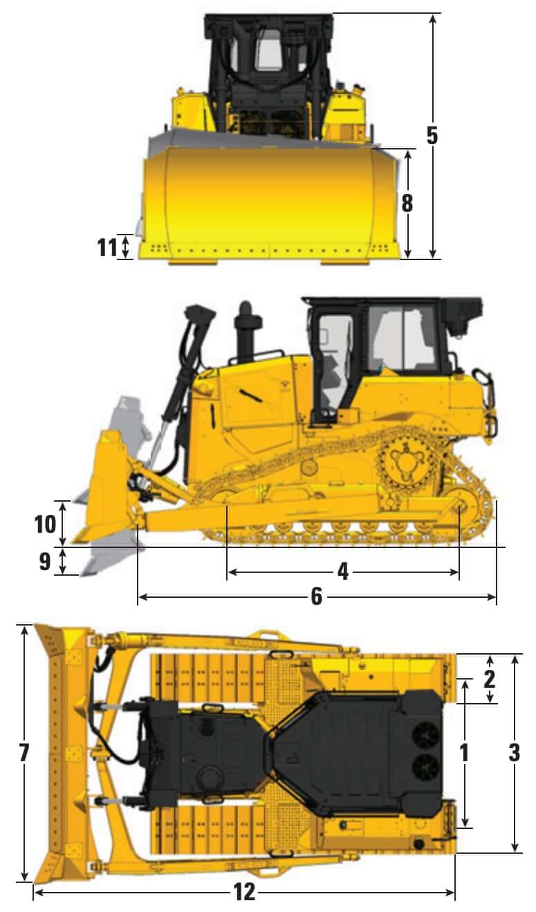 Cat D6 Dozer Dimensions