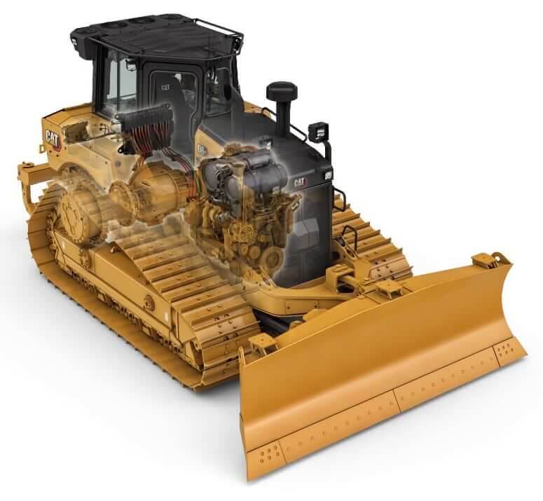 CAT D6 XE Dozer Electric Powertrain Specs