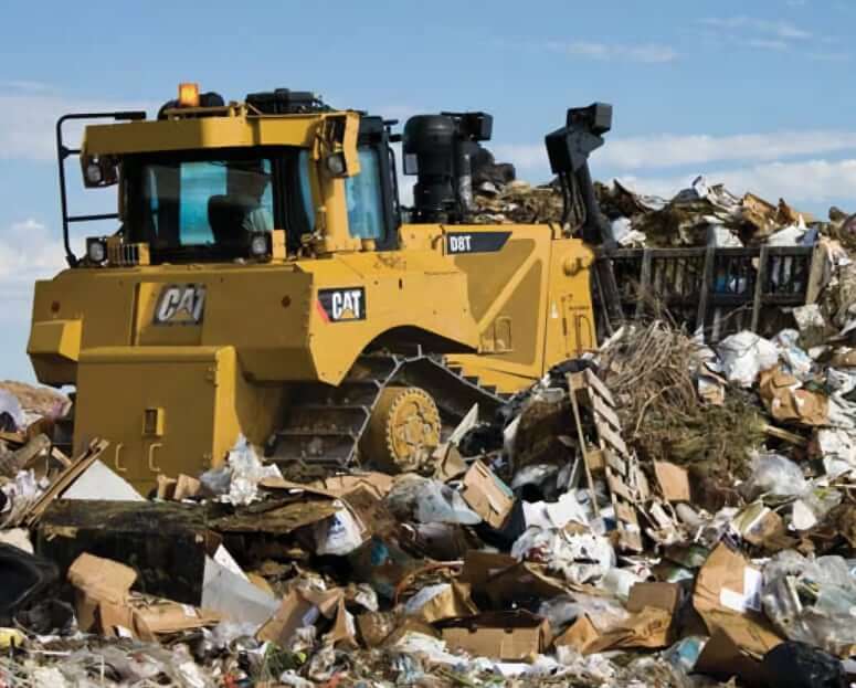 CAT D8T Waste Handler Dozer Weight