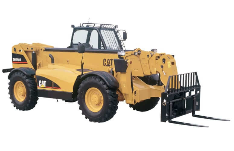 CAT TH580B Telehandler Dimensions