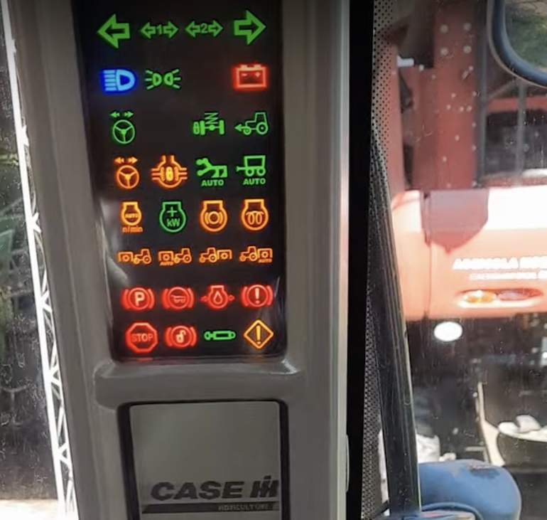 Colors of Case IH Warning Lights