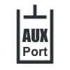 Dashboard AUX Hydraulic Port Symbol