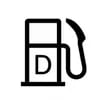 Dashboard Diesel Fuel Symbol