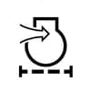 Dashboard Engine Intake / Combustion Air-Filter Symbol
