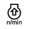 Dashboard Engine Rotational Speed, Instantaneous Increase Symbol