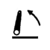 Dashboard Hitch Raise (Rear) Symbol