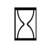Dashboard Hourmeter / Elapsed Operating Hours Symbol