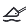 Dashboard Loader Bucket Float Symbol