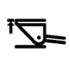 Dashboard Loader Bucket Self Leveling Symbol