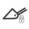 Dashboard Loader Quick Hitch Lock Symbol