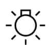 Dashboard Master Lighting Switch Symbol