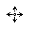 Dashboard Operation direction of control lever Symbol