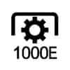 Dashboard PTO 1000E rpm Symbol