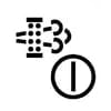 Dashboard Regeneration Switch Symbol