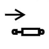 Dashboard Remote Cylinder Retract Symbol