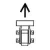 Dashboard Forward Skid Steer Loader Symbol