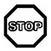 Dashboard Stop Symbol