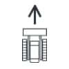Dashboard Forward Compact Track Loader Symbol