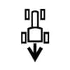 Dashboard Travel Direction Rearward Symbol