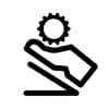 Dashboard Twin Touch Foot Controls Symbol
