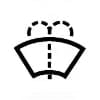 Dashboard Windshield Washer Symbol