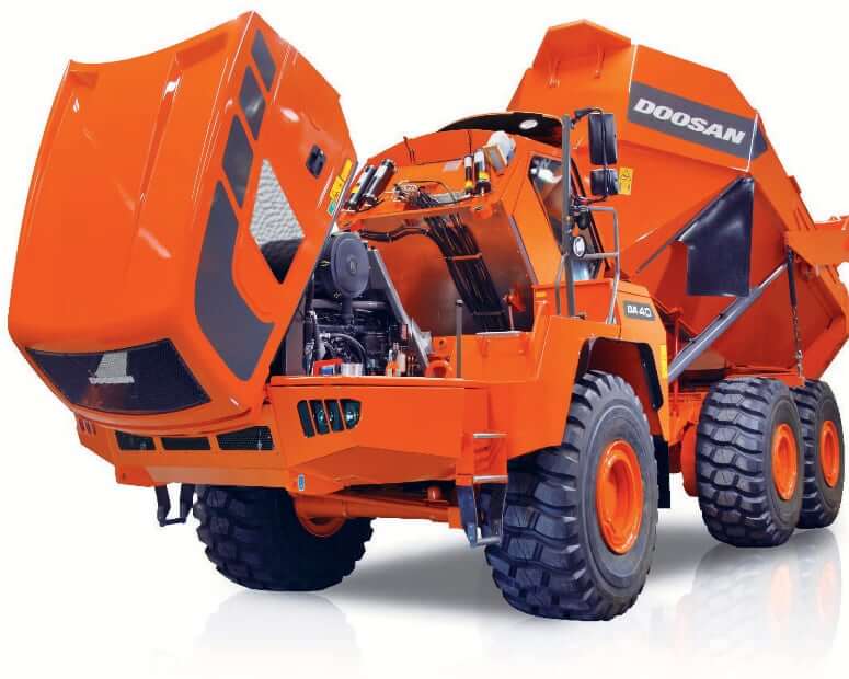 Doosan DA40-5 Service Refill Capacities