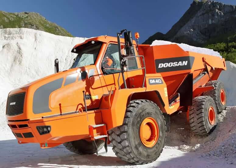 Doosan DA40-5 Weight, Capacity and Dimensions