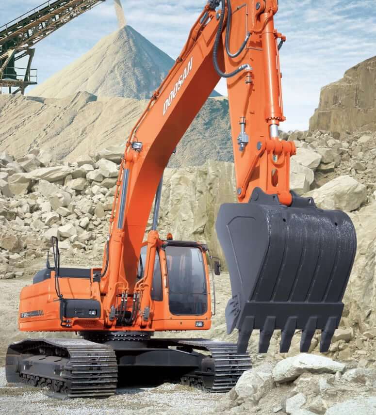 Doosan DX340LC Excavator Weight