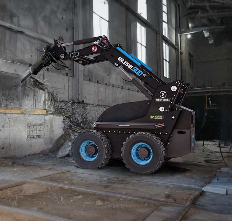 Cabinless Remotely Operated Electric Skid Steer Loader - Elise CBL