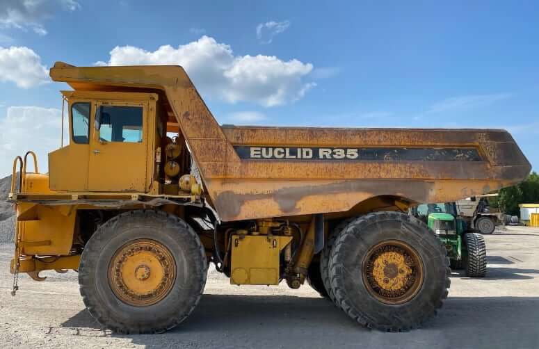 Euclid R35 Haul Truck Weight