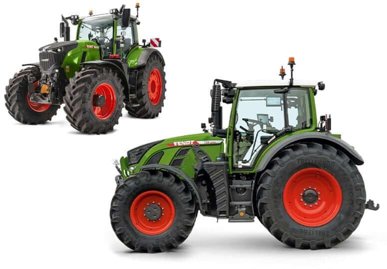 Fendt 724 Vario Gen7 4WD Tractor Dimensions