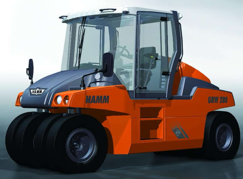 Hamm GRW 280-10 Pneumatic Roller Specs