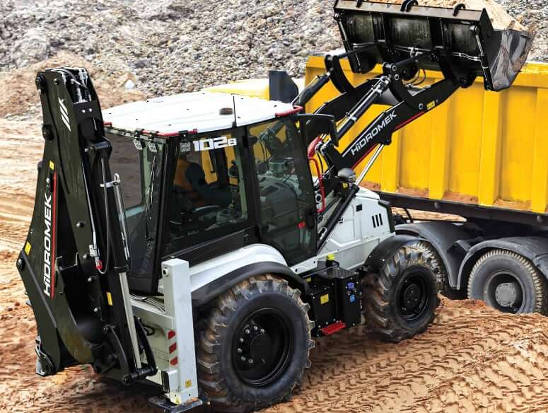 Hidromek HMK 102 B Alpha Backhoe Loader Weight