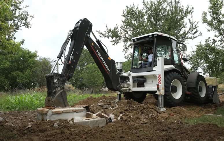 Hidromek HMK 102 S Supra Backhoe Loader Dimensions and Weight