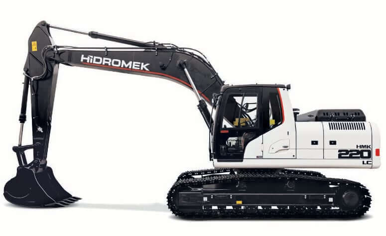Hidromek HMK 220LC Excavator Dimensions