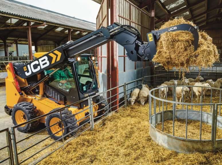 JCB 3TS-8W Skid Steer Loader with Grapple