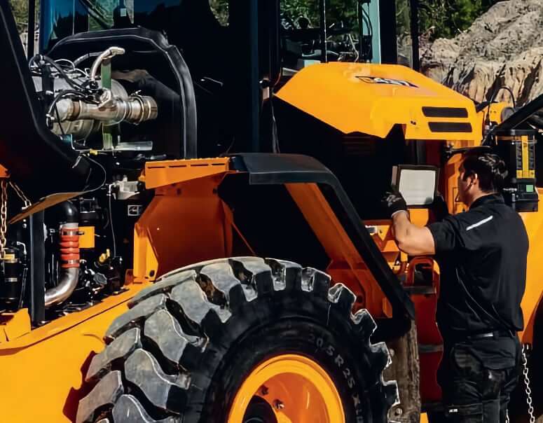 JCB 435S Wheel Loader Service Refill Capacities