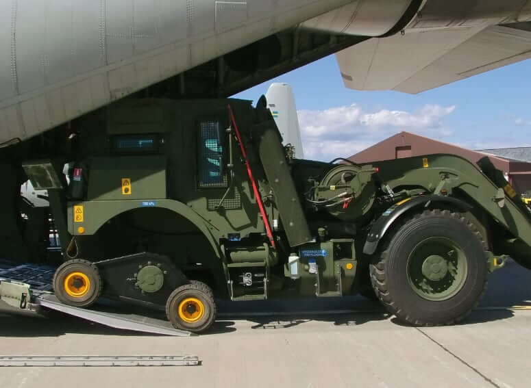 JCB HMEE Military Backhoe Loader Weight