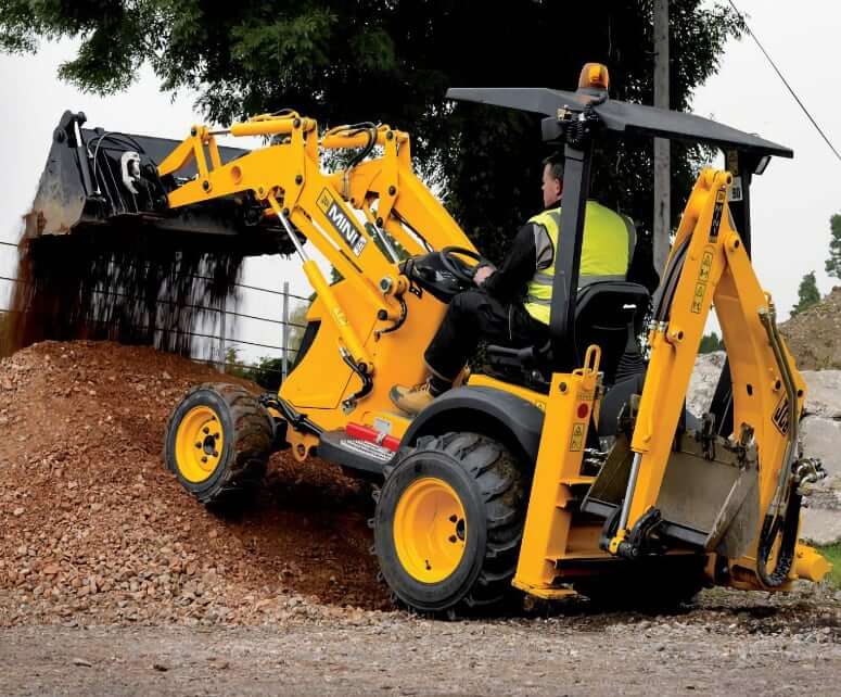 JCB MINI CX Series II 4x4 Backhoe Loader Capacity