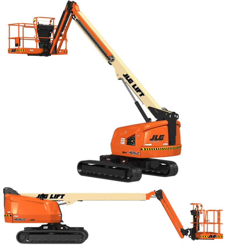 JLG 460SJC Telescopic Crawler Boom Lift Dimensions