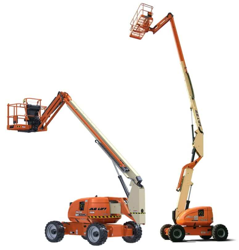 JLG 600AJ Articulating Boom Lift Height